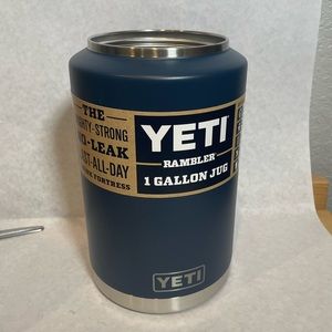 YETI Rambler Gallon Jug Navy (Missing Cap)